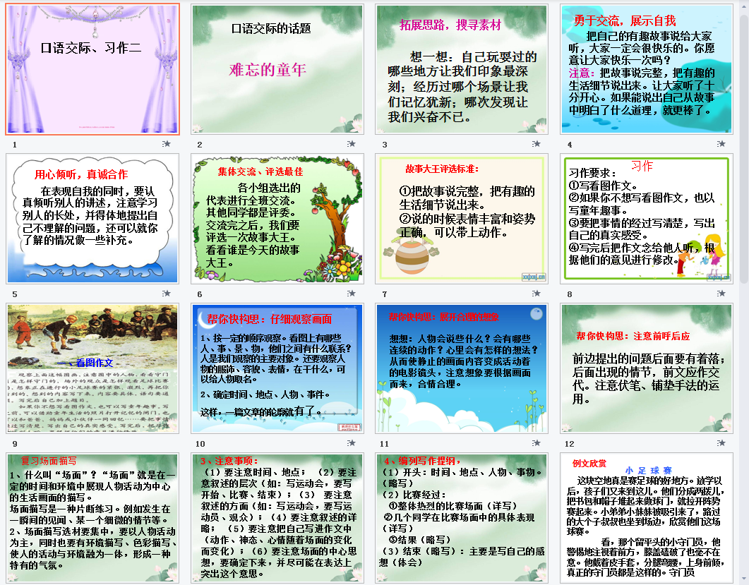 口语交际习作二课件