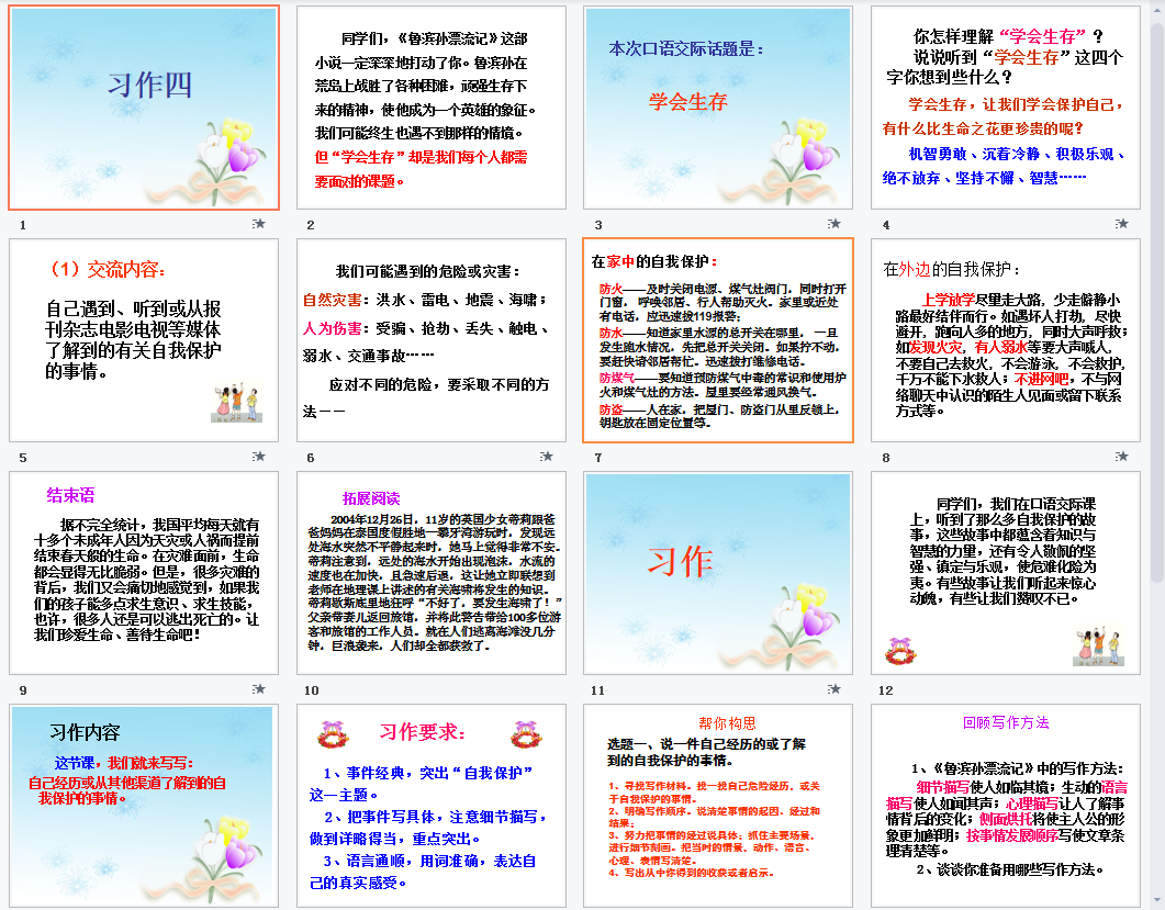 六年级口语交际习作四课件