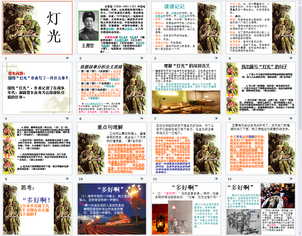 灯光a课件