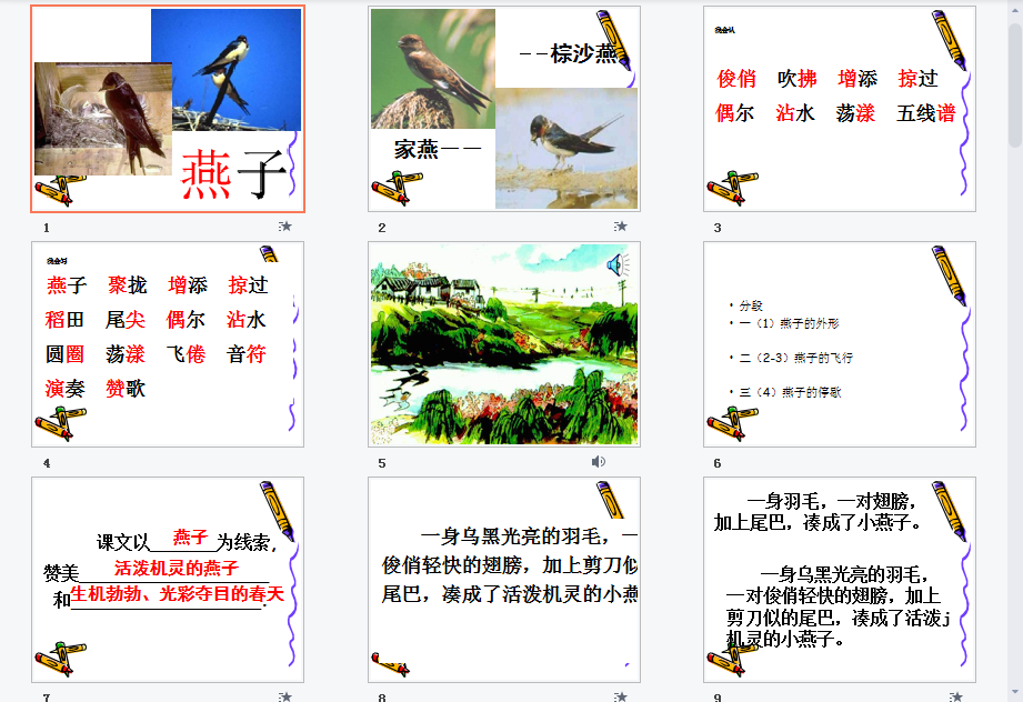 燕子a课件