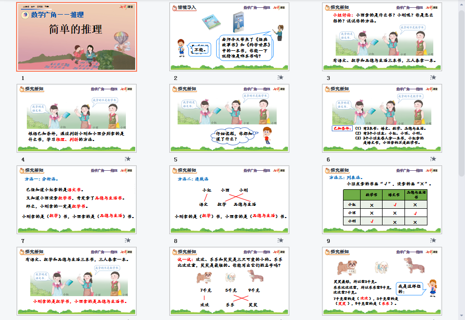 简单的推理课件
