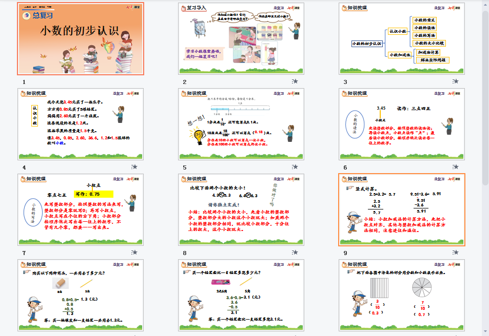 9.2 小数的初步认识课件