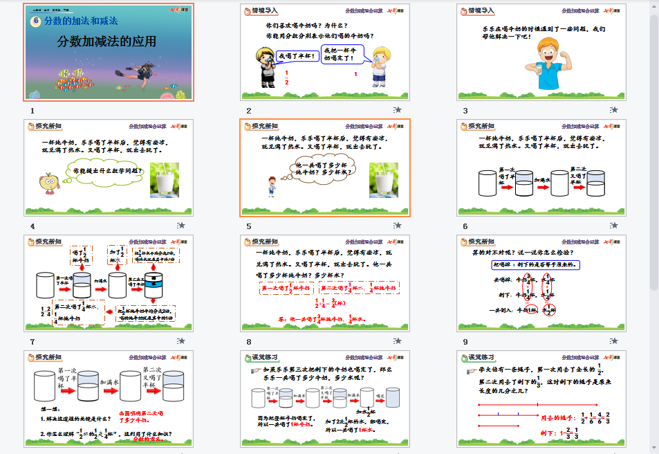 分数加减法的应用课件